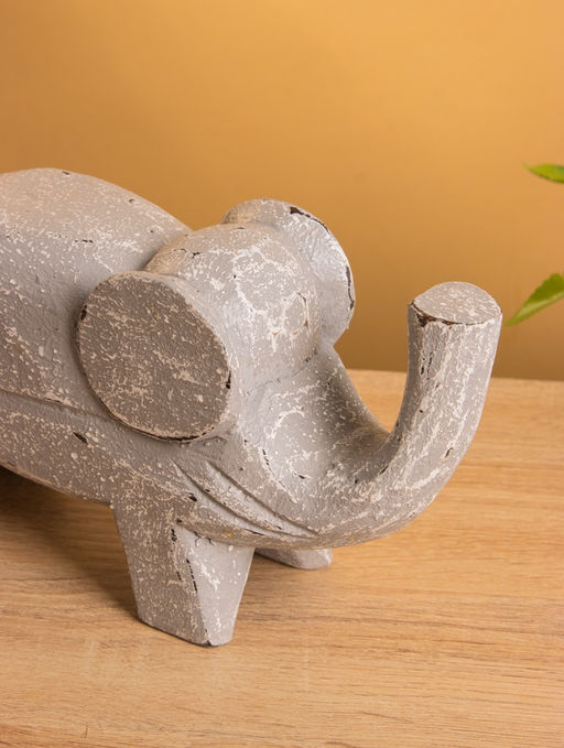 Набор сувенирный «Слоники», h=12.5 см, h=10.5 см, h=9 см, дерево, серый