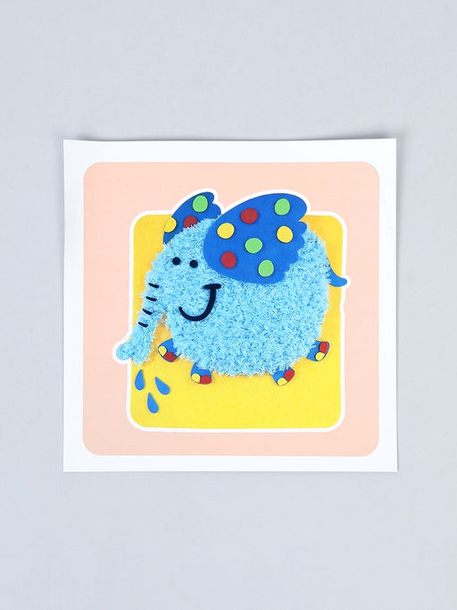 Вышивка по фетру "Слоник"