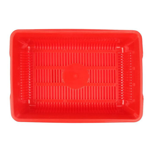 Туалет глубокий с сеткой 36 х 25 х 9 см, красный - Simaland фото 2
