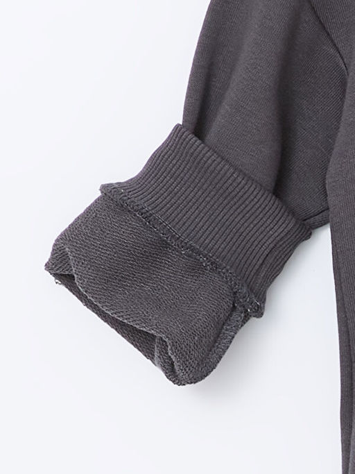 Bisiklet Yaka Bask?l? Erkek Bebek Sweatshirt - Waikiki фото 2