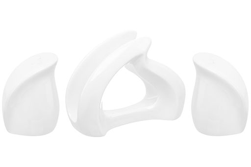 Набор для специй Elan Gallery Кристалл фарфор 3 предмета на подставке 19×14,5×10 см  фото 12