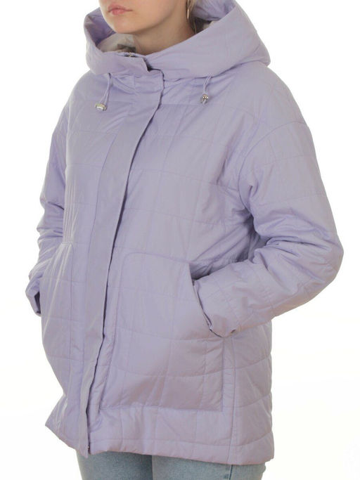 9607 LILAC Куртка стеганная демисезонная женская (100 гр. холлофайбер)