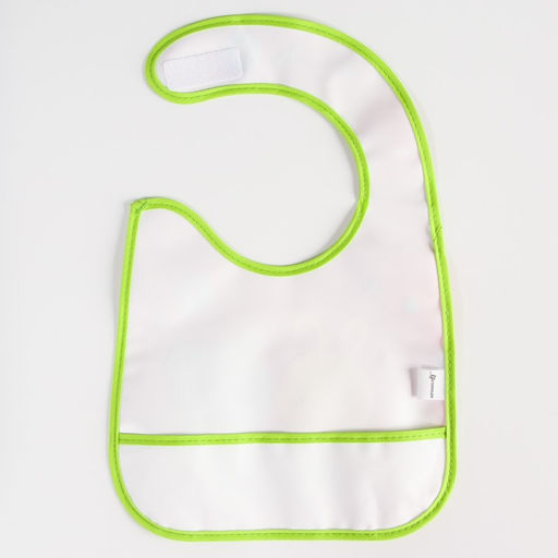 Нагрудник для кормления Крошка Я «Candy Bar» непромокаемый на липучке, с карманом