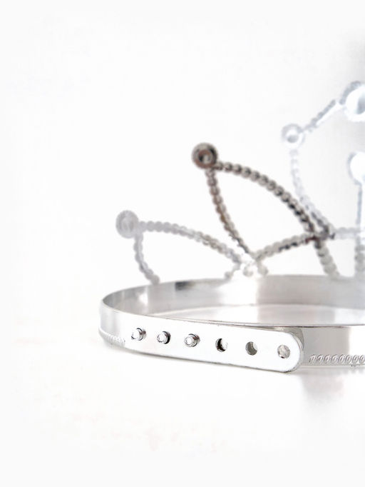 Цена за 2 шт. Корона принцессы для девочки, цвет серебряный