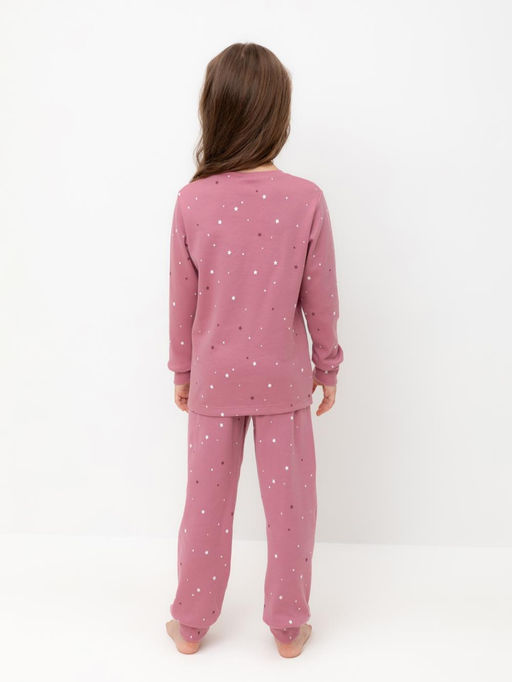 К 1621/пепельная роза,звездочки пижама дет