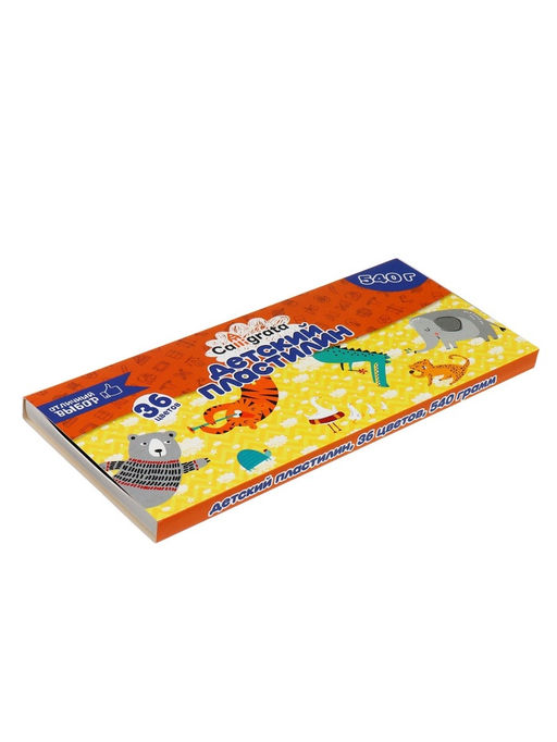 Пластилин Calligrata, 36 цветов, 540 г  фото 8