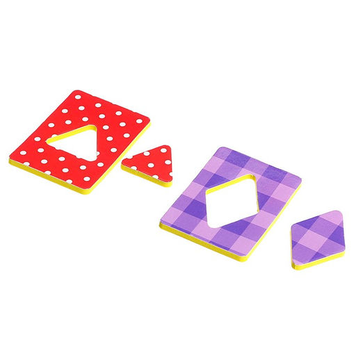 Обучающий набор Карточки по методике Сегена. Узоры, 18 карточек, материал EVA - Iq-zabiaka фото 3