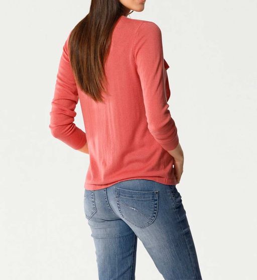 Пуловер, коралловый - Patrizia dini фото 4