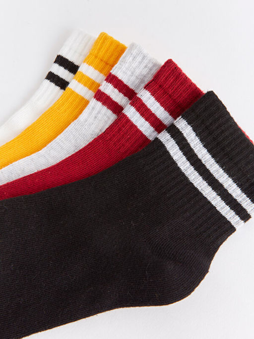 ?izgili Kad?n Soket ?orap 5li