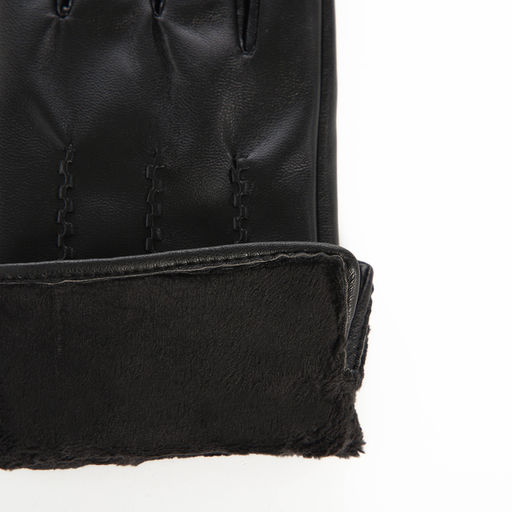 Перчатки женские, без утеплителя, безразмерные, чёрные