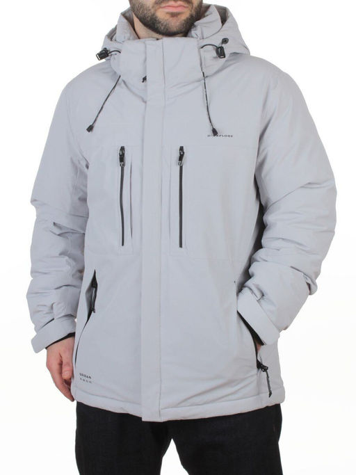 D6300 LT. GRAY Куртка мужская зимняя (200 гр. био-пух)