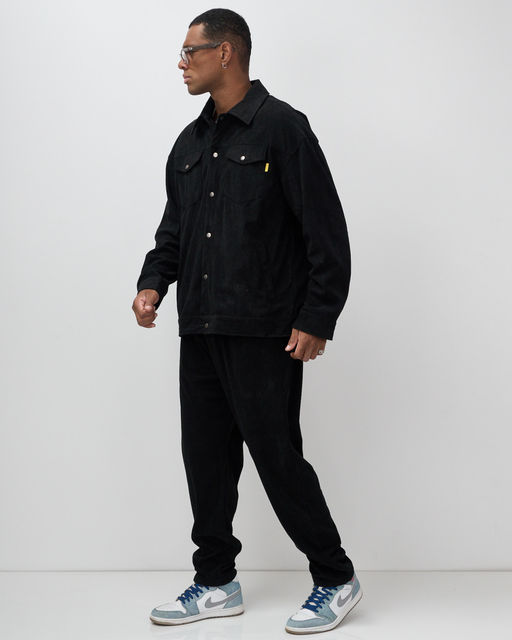 Спортивный костюм мужской весна-лето черного цвета 55040Ch - Mtforce фото 2