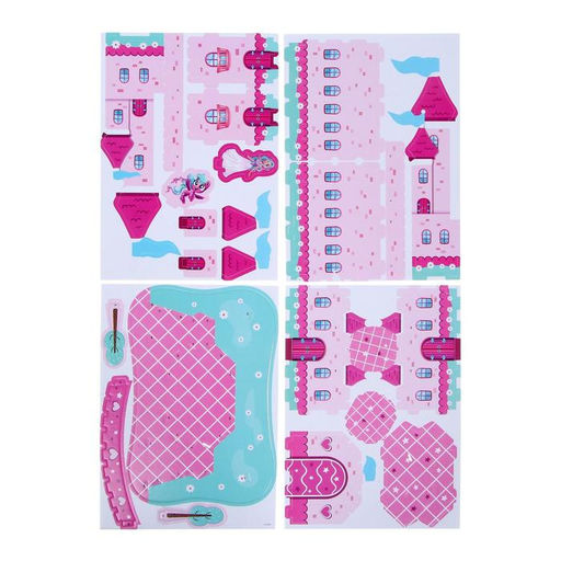 Конструктор 3D из пенокартона Волшебный замок, 21 деталь - Unicon фото 4