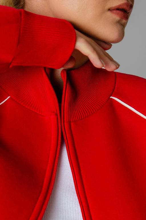 Арт. 2916 Костюм с начесом женский 44-52 (5 шт) Цвет:красный