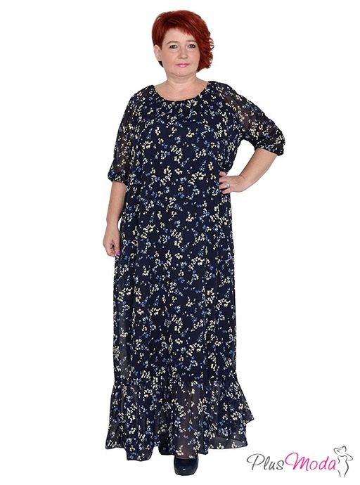 Платье Модель №1275 размеры 44-84 - Plusmoda фото 2