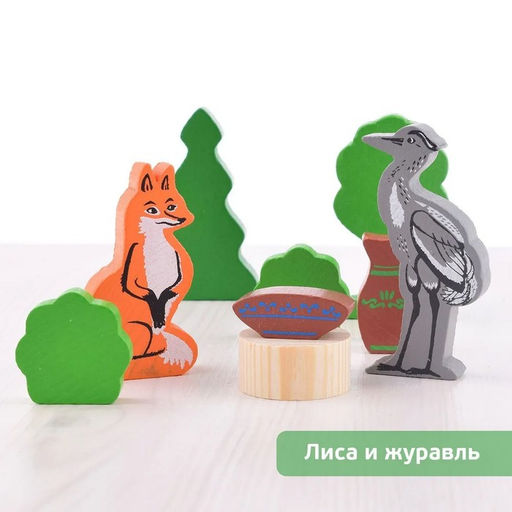Конструктор деревянный «Лесные сказки», 35 деталей