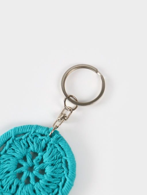 Брелок «Ловец снов», 19 см, зелёный