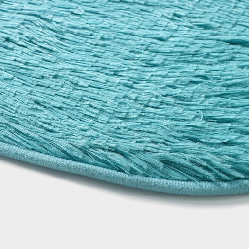 Коврик Доляна Пушистик, 40?60 см, голубой  фото 5