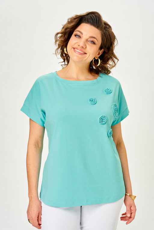 Футболка Rumoda 2288 бирюзовый  фото 6
