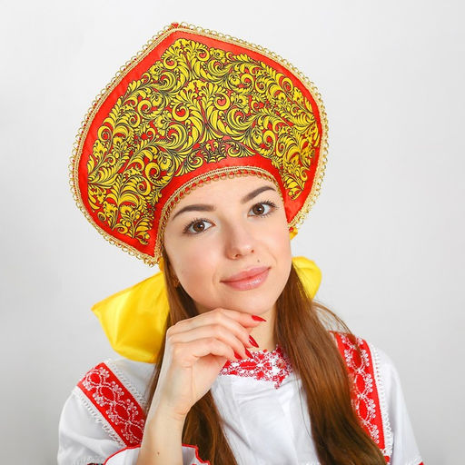 Кокошник Завиток золотой