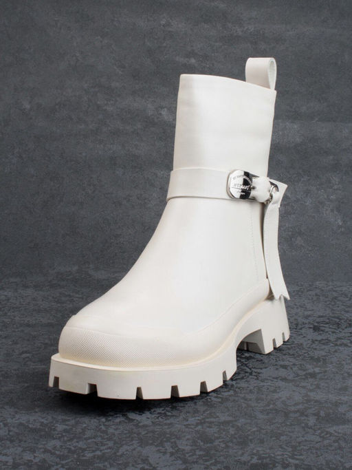 04-M3-L813 BEIGE Ботинки зимние женские (натуральная кожа, натуральный мех)