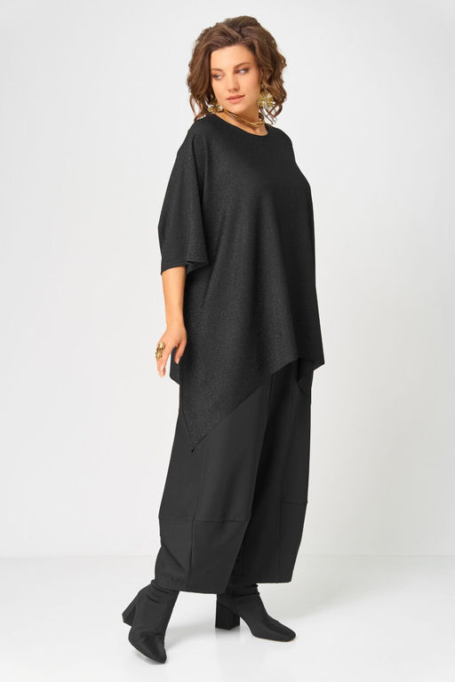 Джемпер Bliss 0301-Р черный с люрексом  фото 5