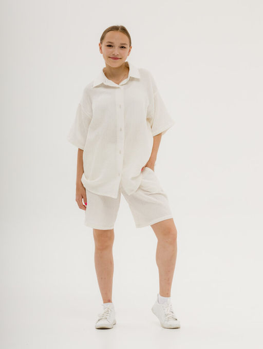 МУСЛИН , костюм с рубашкой - Knitka wear фото 3