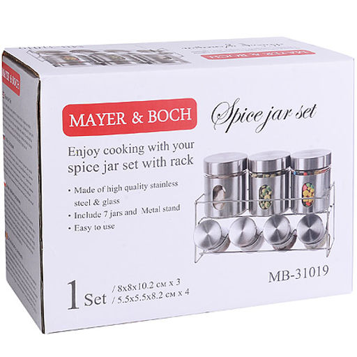 31019 Набор специй и приправ 8 предметов (16 специи внутри) MB (х6) - Mayer&boch фото 4