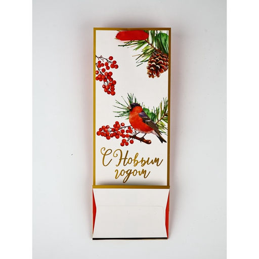 Набор пакетов под бутылку «С Новым годом»