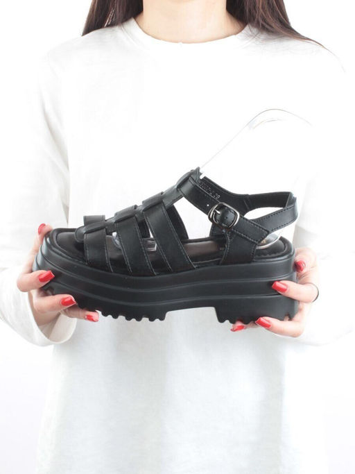 08-PEY337-1 BLACK Босоножки женские