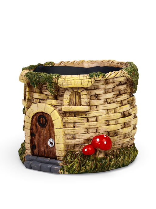 Декоративный горшок для цветов «Замок», 14×14×11 см, керамический, Greengo