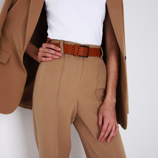 Ремень женский, ширина 3,5 см, пряжка металл, цвет рыжий - Simaland фото 4