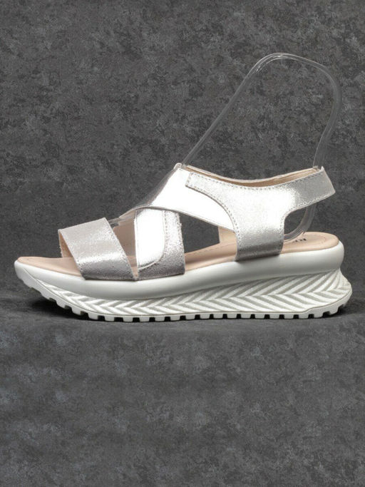 08-PED92-4 SILVER Босоножки (натуральная кожа) - Фабричный китай фото 13