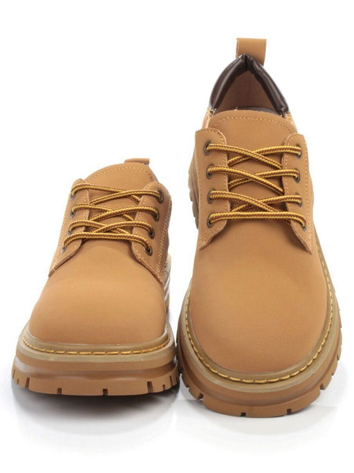 03-P8204-1 BROWN Полуботинки женские (натуральная кожа, нубук)