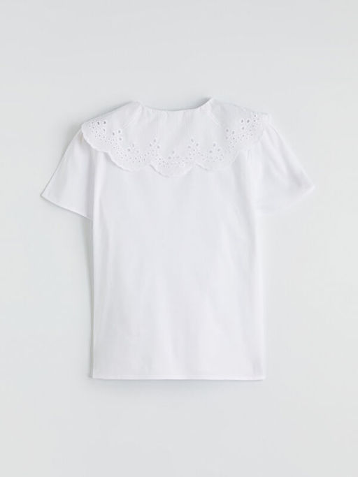 Bebe Yaka K?z ?ocuk Poplin G?mlek