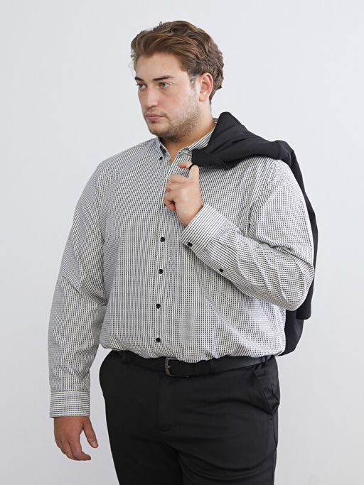 Regular Fit Uzun Kollu Ekose Arm?rl? Erkek G?mlek