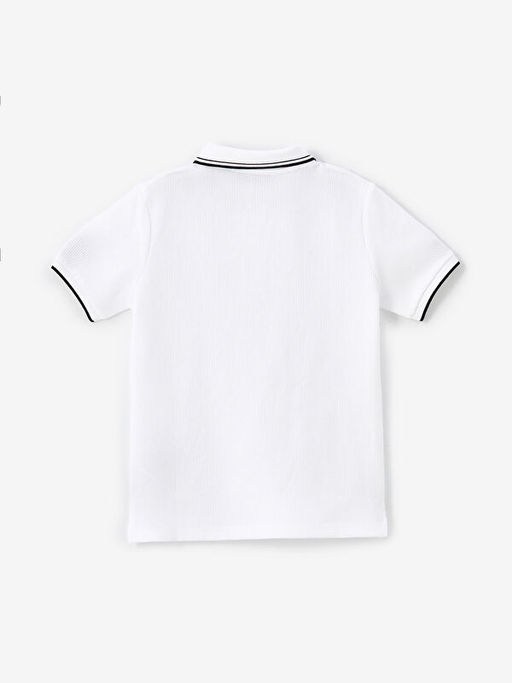 Polo Yaka Basic K?sa Kollu Erkek ?ocuk Ti??rt - Waikiki фото 2