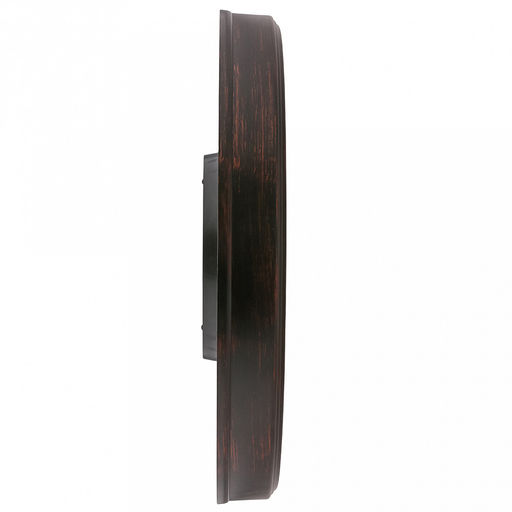 Часы настенные "Хронос" д49см, h7см, мягкий ход, циферблат "Шестеренки", коричневый потертый; цифры арабские, медный; корпус пластик, коричневый "под дерево"; в лотке (Китай)