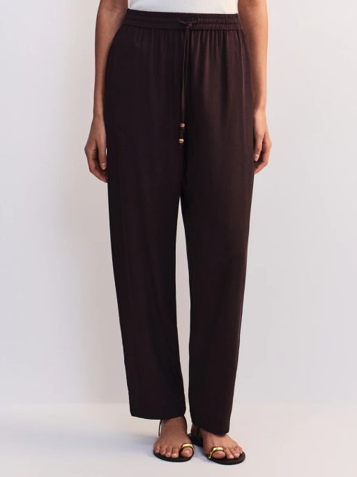 Льняные брюки с эластичным поясом ZR2605012104-27 / Zarina