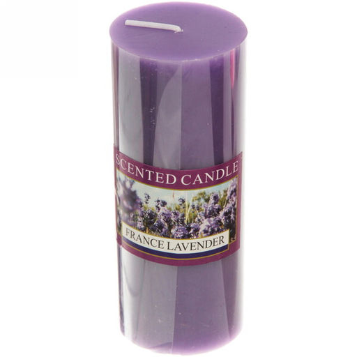 Цена за 4 шт. Свеча "Fantasy-Лавандовое поле" 4,8*12,4см YZ006