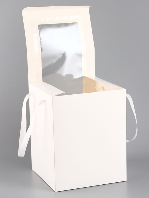 Коробка для цветов, 20?20?25 см, белая - UPAK LAND фото 3