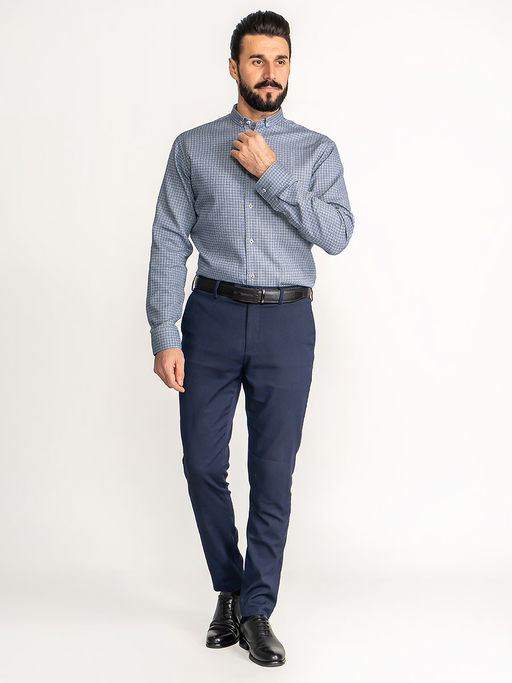 Сорочка мужская длинный рукав GREG 323/131/1493/Z/b/1p  фото 6