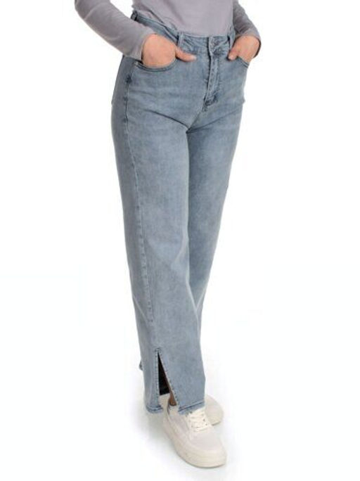 10096 BLUE Джинсы женские AMG JEANS (98% хлопок, 2% лайкра) - Фабричный китай фото 3