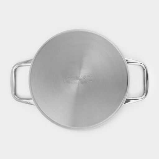 Кастрюля Катунь «Титан», 8 л, d=24 см, h=18 см, капсульное дно, индукция, нержавеющая сталь, AISI - 201