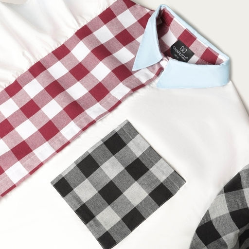 Рубашка В стиле пэчворк (фэшн) - Charutti фото 6