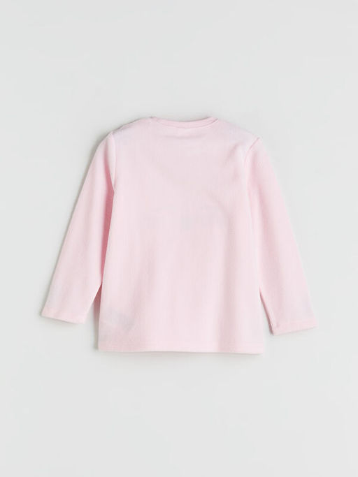 Kedi ??lemeli K?z ?ocuk Pijama ?st