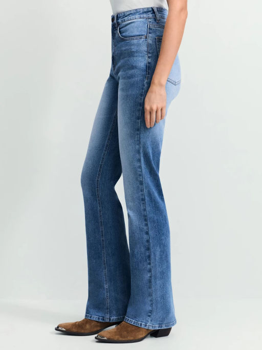 Джинсы bootcut с высокой посадкой / Zarina фото 3