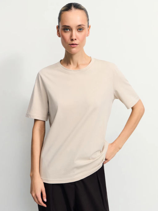 Базовая футболка из хлопка / Zarina  фото 2