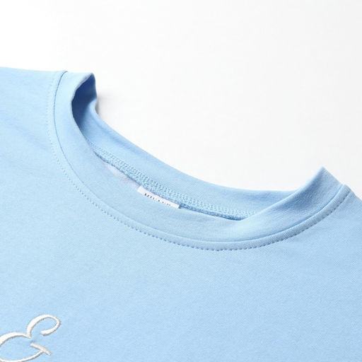 Футболка женская MINAKU OVERSIZE FIT: SPORTY & STYLISH цвет голубой, р-р 46