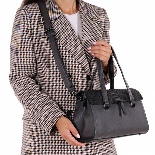 Сумка 593361-1 gray Velina Fabbiana-Safenta